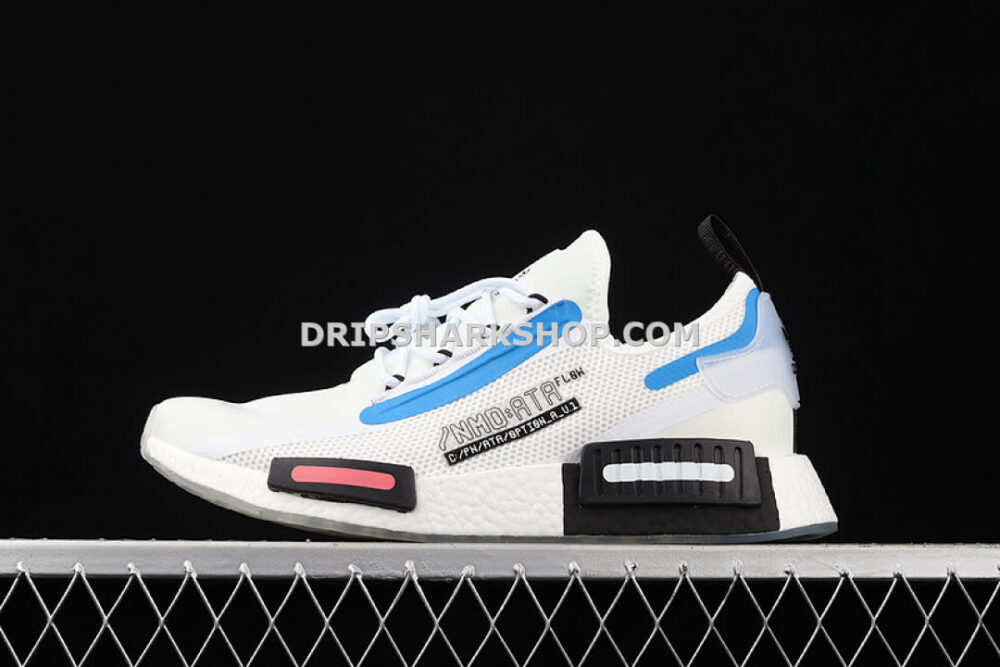 Adidas NMD R1 Spectoo Shoes Cloud White Cloud White Core Black