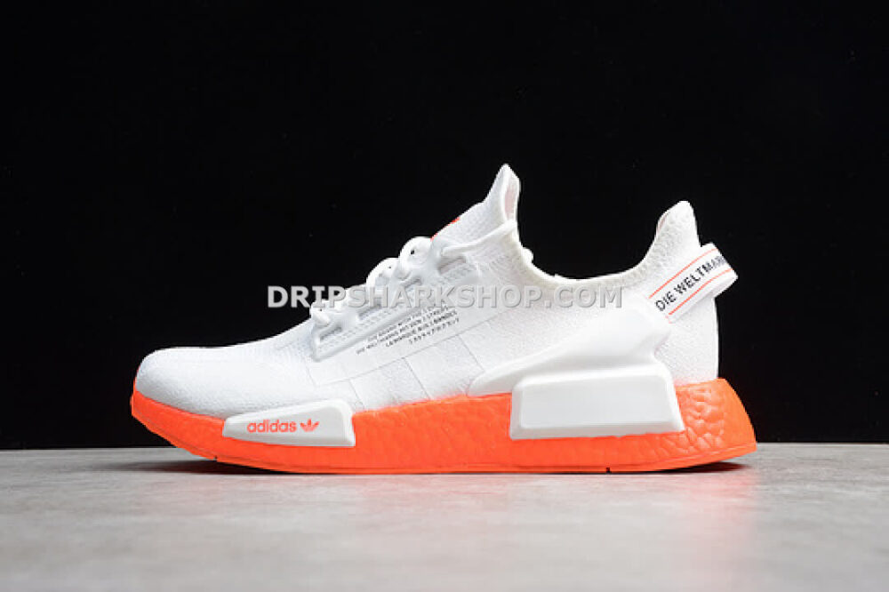 Adidas NMD R1 V2 Cloud White Orange