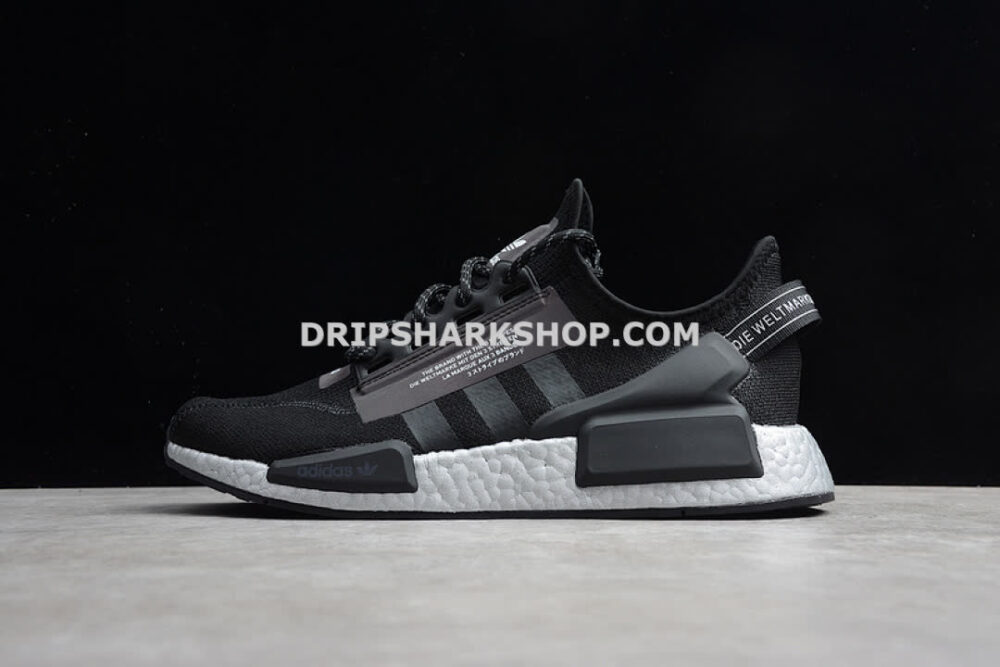 Adidas NMD R1 V2 Shoes Core Black Cloud White