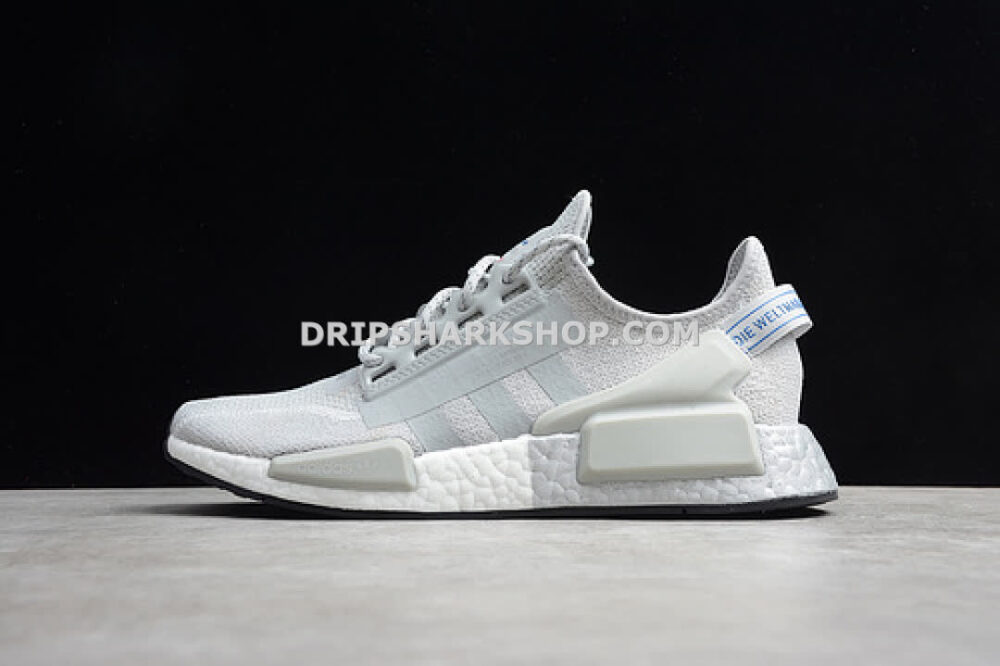 Adidas NMD R1 V2 Shoes Grey Two Silver Metallic Core Black