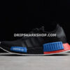 Adidas NMD R1 Shoes Core Black Core Black Lush Red