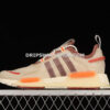 Adidas NMD V3 Boost Shoes Bliss Wild Sepia Off White