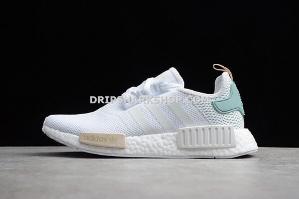 Adidas NMD R1 Shoes White Tactile Green