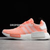 Adidas NMD R1 Shoes Sun Glow Core Black Flat White