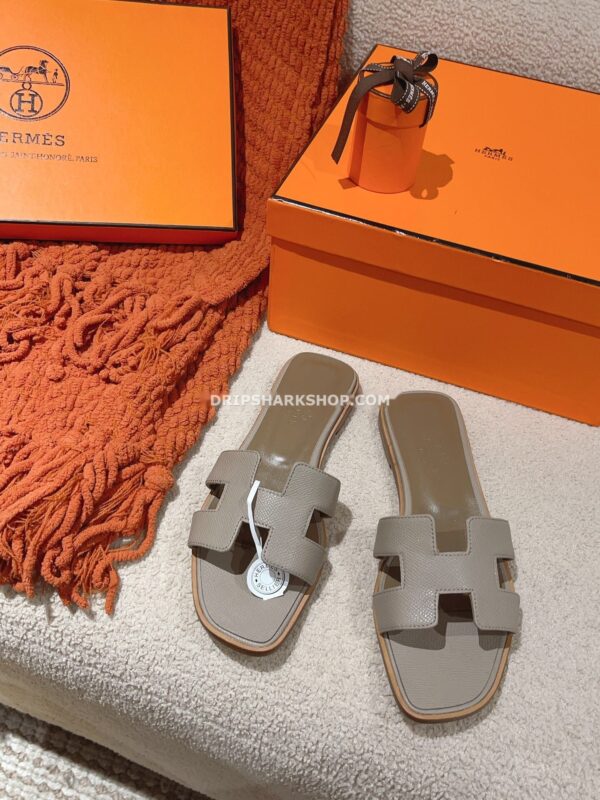 Sandalias Hermes - Oran Beige Mastic