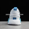 Adidas NMD R1 Shoes Footwear White Footwear White Blue Glow