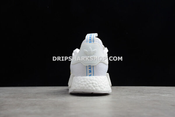 Adidas NMD R1 Shoes White Yellow Blue Red