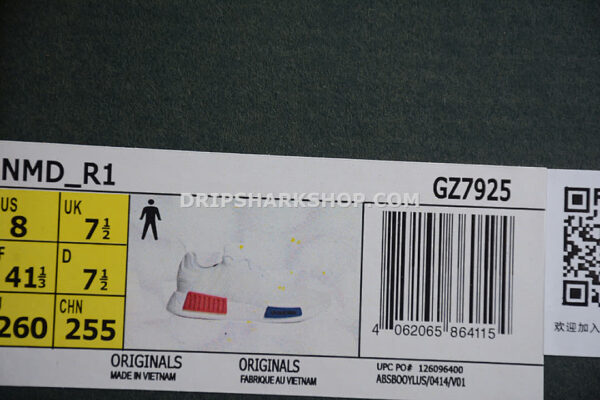 Adidas NMD R1 Boost Shoes Cloud White Cloud White Cloud White
