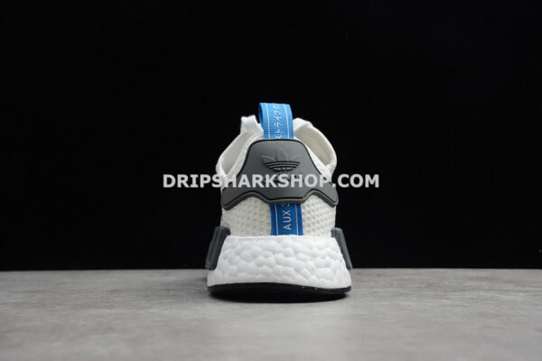 Adidas NMD R1 Shoes Cloud White Core Black Blue