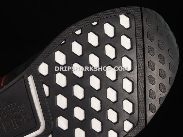 Adidas NMD R1 Core Black Core Black Red