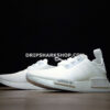 02-50 Adidas NMD R1 Shoes Cloud White Cloud White Cloud White