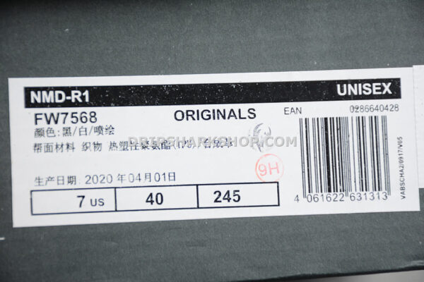 Adidas NMD R1 Shoes Core Black Core Black Cloud White