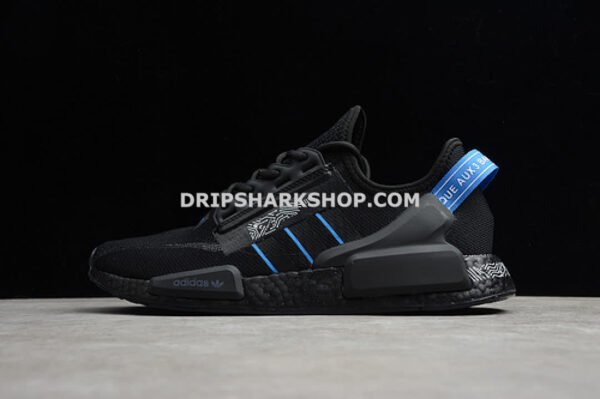 Adidas NMD R1 V2 Shoes Core Black Core Black Blue