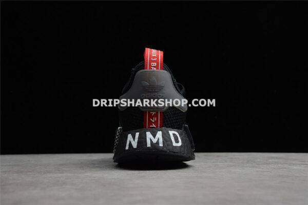 Adidas NMD R1 Shoes Core Black Red Footwear White