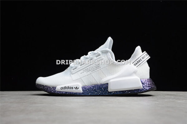 Adidas NMD R1 V2 Shoes Core Black Supplier Colour Cloud White