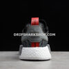 Adidas NMD R1 Glitch Shoes Core Black Grey Red