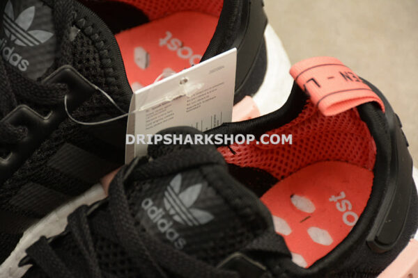 Adidas NMD R1 Boost Synthetics Wmns Core Black Peach Pink