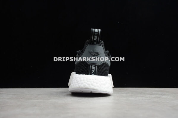 Adidas NMD R1 Shoes Core Black Cloud White Grey