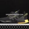 Adidas NMD R1 V2 Shoes Core Black Yellow Gradient Core Black
