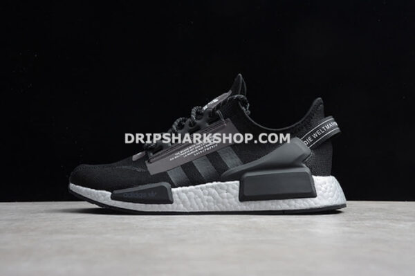 Adidas NMD R1 V2 Shoes Core Black Cloud White