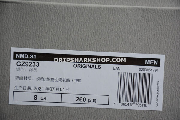 Adidas NMD S1 Shoes Ice Mint Onyx Onyx