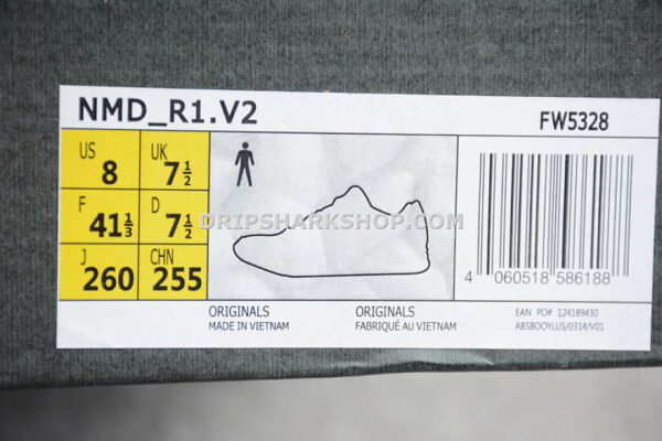 Adidas NMD R1 V2 Shoes Grey Two Silver Metallic Core Black