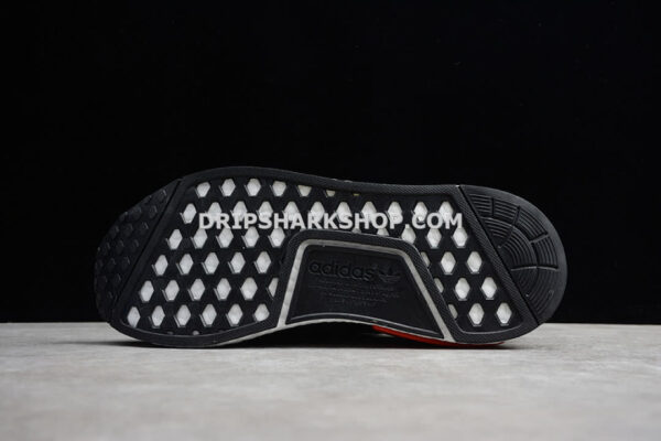 Adidas NMD R1 Runner PK Core Black Core Black Lush Red