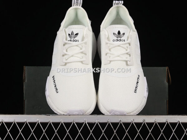 Adidas NMD R1 Boost White White Black