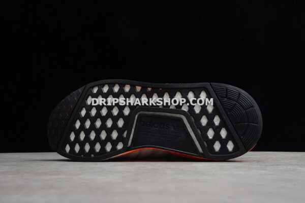 Adidas NMD R1 Shoes Cloud White Core Black Solar Red