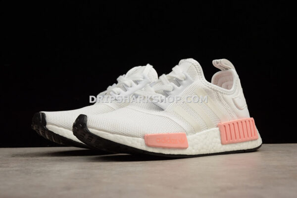 Adidas NMD R1 Boost White White Rose