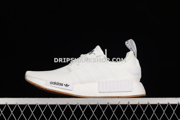 Adidas NMD R1 Primeblue Shoes Cloud White Cloud White Gum