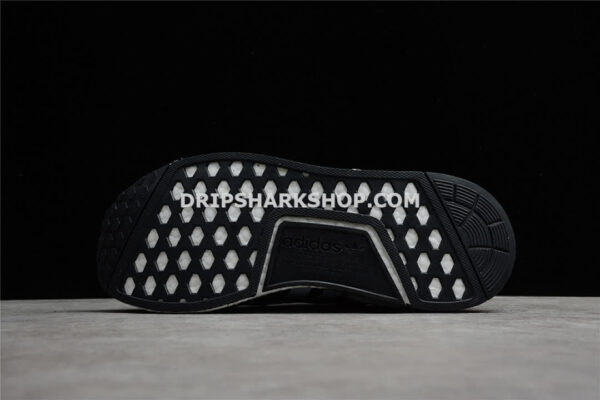 Adidas NMD R1 Shoes Core Black Red Footwear White