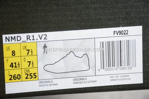 Adidas NMD R1 V2 Shoes Core Black Cloud White