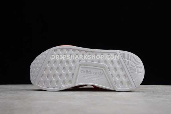 Adidas NMD R1 Shoes Sun Glow Core Black Flat White