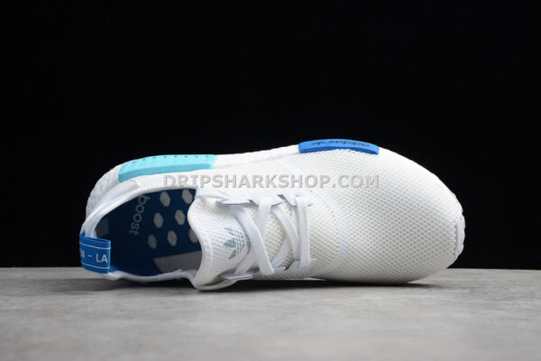 Adidas NMD R1 Shoes Footwear White Footwear White Blue Glow