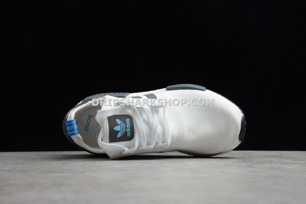 Adidas NMD R1 Shoes Cloud White Core Black Blue
