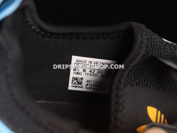 Adidas NMD R1 Shoes Core Black Cloud White Collegiate Gold