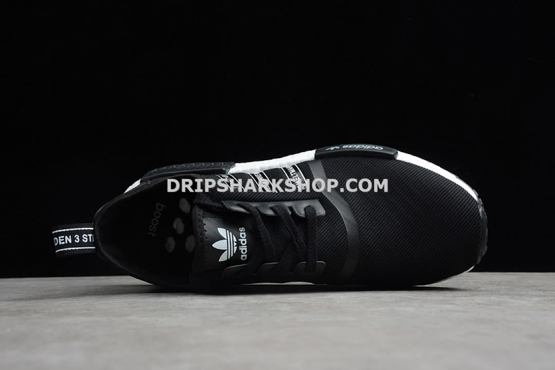 Adidas NMD R1 Shoes Core Black Cloud White - Imagen 3