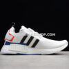 Adidas NMD R1 Shoes Off White Core Black Lush Blue