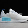 Adidas NMD R1 Shoes Footwear White Footwear White Blue Glow