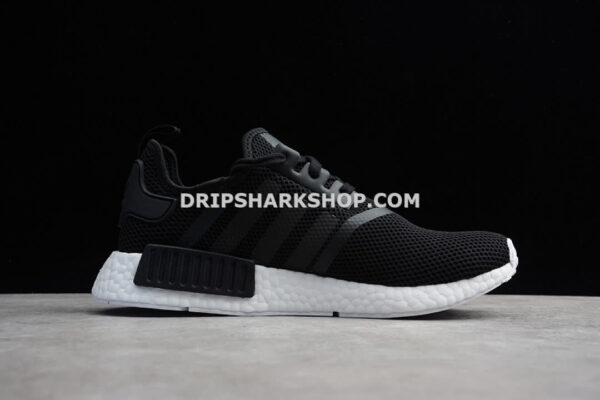 Adidas NMD R1 Black Monochrome Black White
