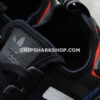 Adidas NMD R1 Shoes Core Black Cloud White Lush Blue