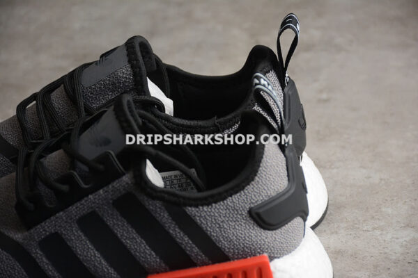 Adidas NMD R1 Shoes Grey Four Core Black Cloud White