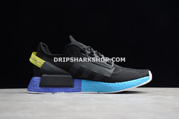 Adidas NMD R1 V2 Core Black Carbon Shock Yellow