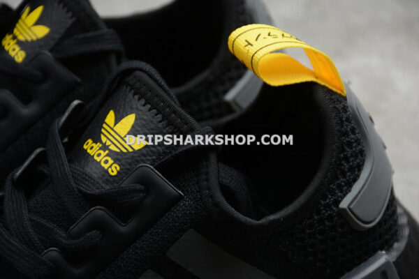 Adidas NMD R1 Shoes Core Black Core Black Yellow