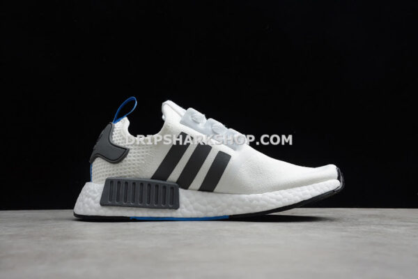 Adidas NMD R1 Shoes Cloud White Core Black Blue