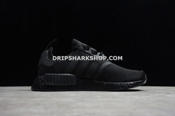 Adidas NMD R1 Shoes Core Black Core Black Gold Metallic