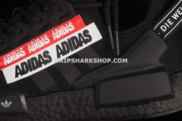 Adidas NMD R1 V2 Core Black Core Black Red