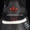 Adidas NMD R1 Boost Shoes Core Black Core Black Scarlet