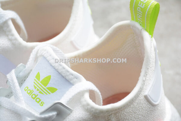 Adidas NMD R1 Shoes Cloud White Green Pink